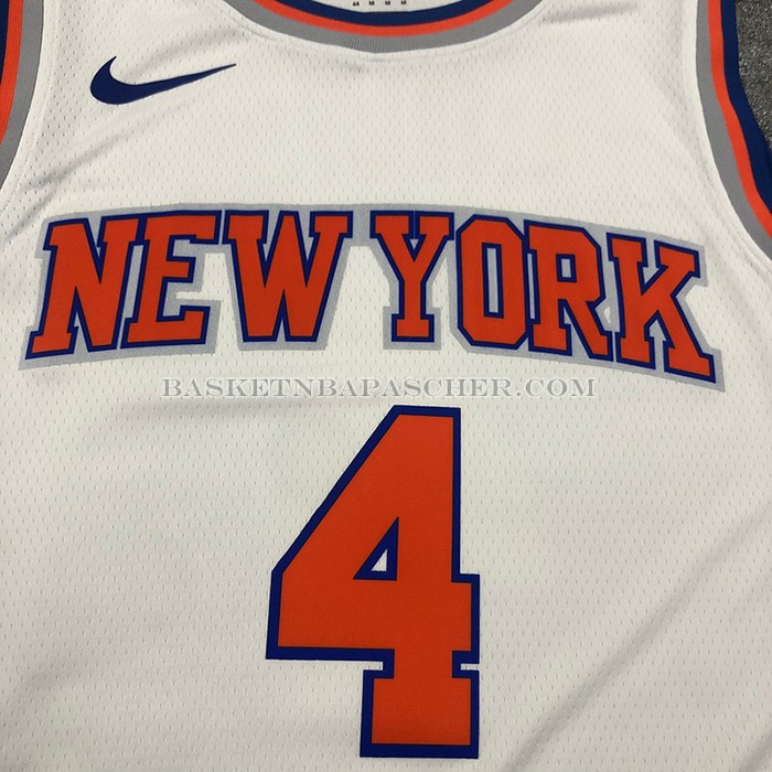 Maillot New York Knicks Derrick Rose NO 4 Association Blanc